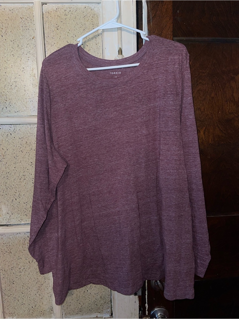 torrid Long Sleeve Crewneck Top — Size 3